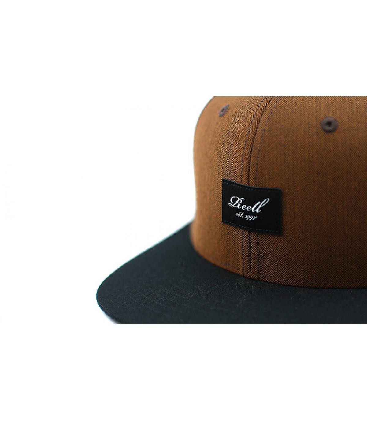 Reell black brown snapback